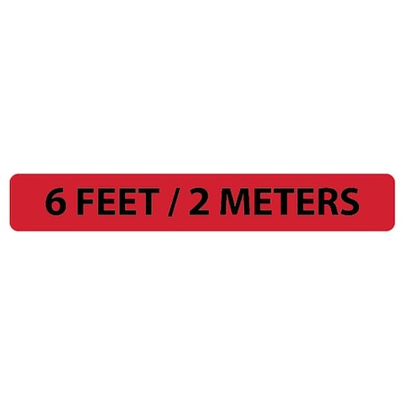 6 FT / 2 Meters, Red, 15, 8620R